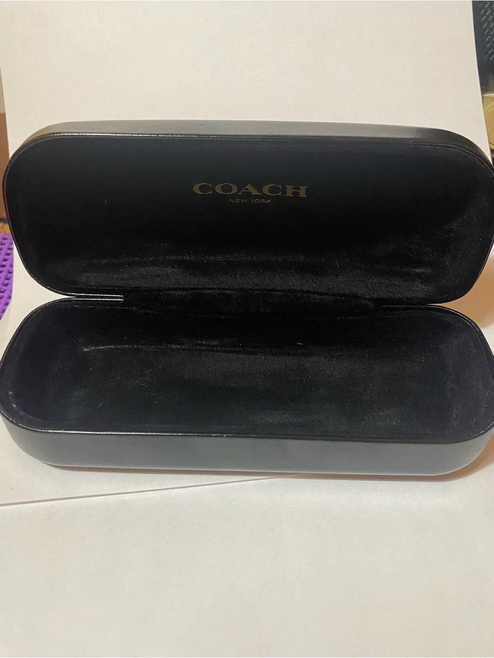 Coach Black Sunglasses Case